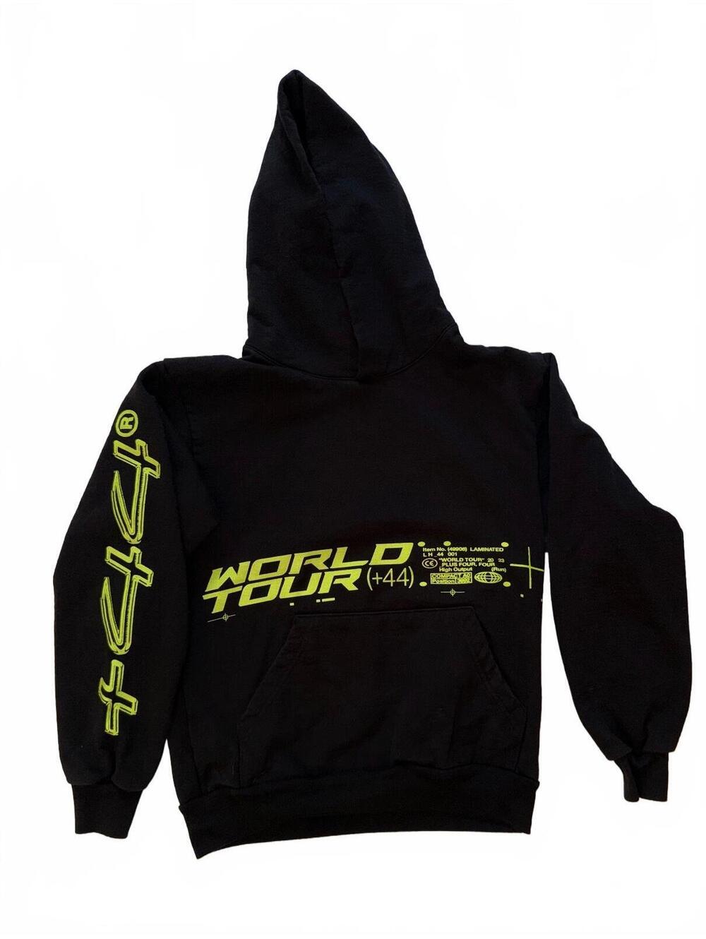 Lewis Hamilton +44 Home Turf World Tour Hoodie Black Size M F1 2024